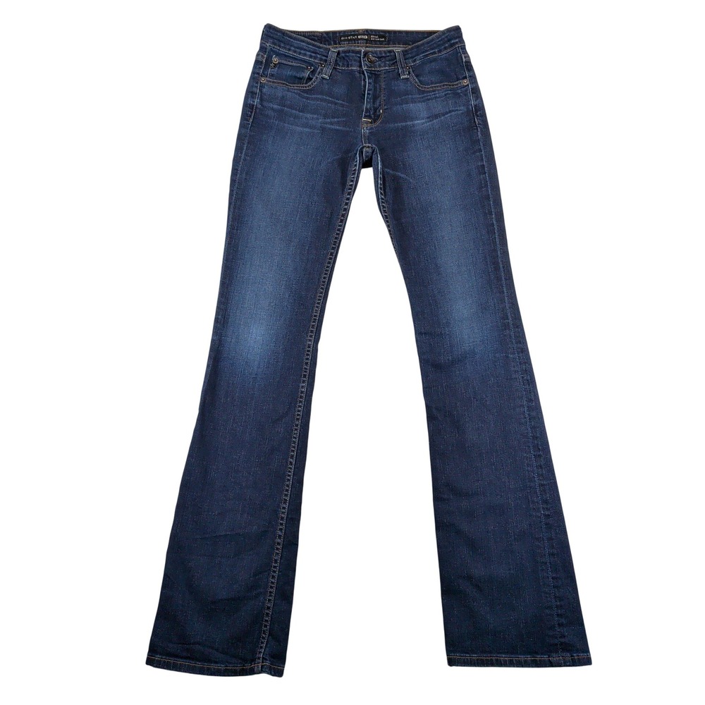 Big Star 1974 Hazel Mid Rise Boot Cut Jeans Dark Wash 27L FWHAZHWL